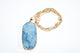 Celestine Geode Stone Necklace