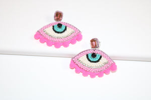 Pink Gaze Earrings
