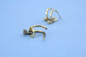 HuggiEE Rhinestone Cuff Earrings
